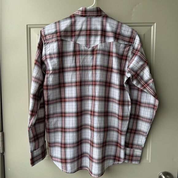 Larry Mahan Cowboy Collection Shirt Woman’s XL Pearl Snap Western Plaid Casual - Picture 6 of 9